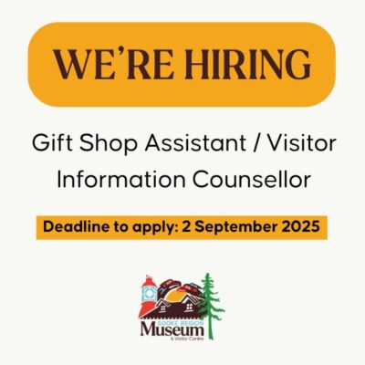 job posting Gift Shop Visitor Info