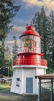 Triangle Island Lighthouse at Sooke Region Museum