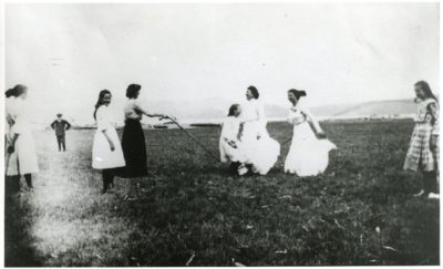 SRHS#2218 SRHS#2218 Women skipping, Lannon Flats, circa 1920