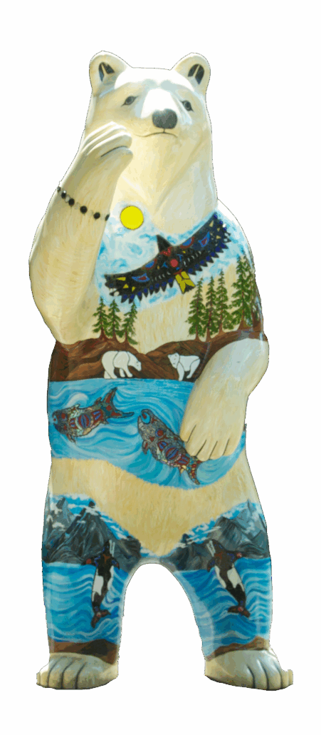 bear-cutout Kody the Spirit Bear