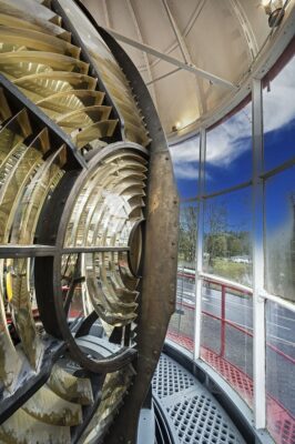 First Order Fresnel lens in Triangle Island Lighthouse