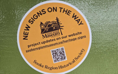 Heritage Sign Project update sticker